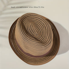 British Summer Men's Sun Hat Sun Protection Casual Top Hat