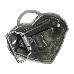 Heart Lock Keyhole TAKEN Metal Belt Buckle Couple Chars Western Cowboy Accessory