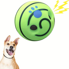 Interactive Dog Toy Wobble Wag Giggle Ball LED Lights Fun Sounds