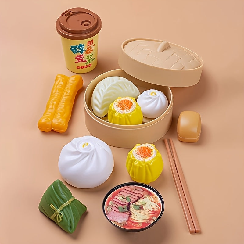 Educational Kitchen Toy Set Role Play Food Toys Learning Cognitive Gift