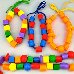 40pcs Colorful Bead String Game Building Blocks for Boys and Girls Party F18