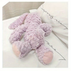 Healing Plush Rabbit Soft & Huggable Purple Rabbit Plush Doll