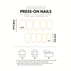 Ballerina Press On Nails Medium Acrylic Nails