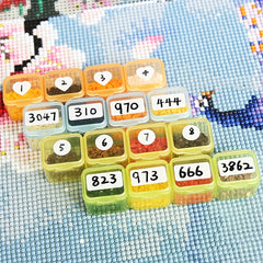 3000pcs Roll Classification Label Stickers Diamond Painting Tools
