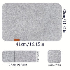 12pcs Felt Meal Cushion Set Nordic Style Table Decoration Mat