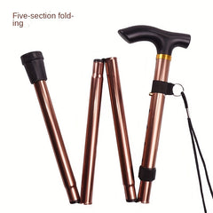 1pc Folding Aluminum Telescopic Trekking Pole Lightweight for Hiking