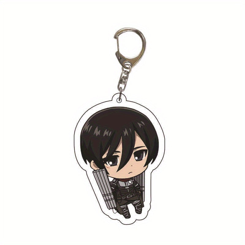 Anime Figure Keychain Acrylic Keyring Bag Accessory Car Pendant 1pc