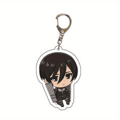 Anime Figure Keychain Acrylic Keyring Bag Accessory Car Pendant 1pc