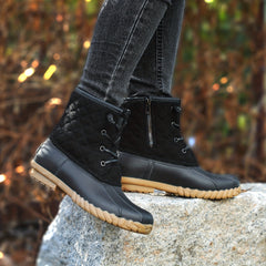 STQ Womens Winter Duck Snow Boots Waterproof