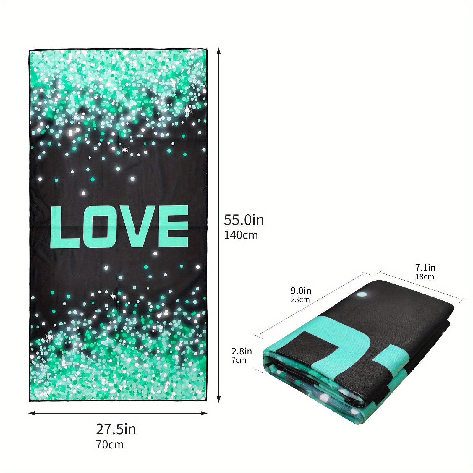 High Microfiber Beach Towel Quick Drying Soft Absorbent Beach Towel