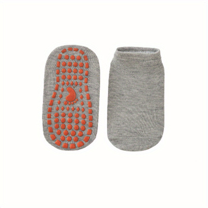 1 Pair Non-Slip Yoga Fitness Socks Soft Breathable Solid Socks