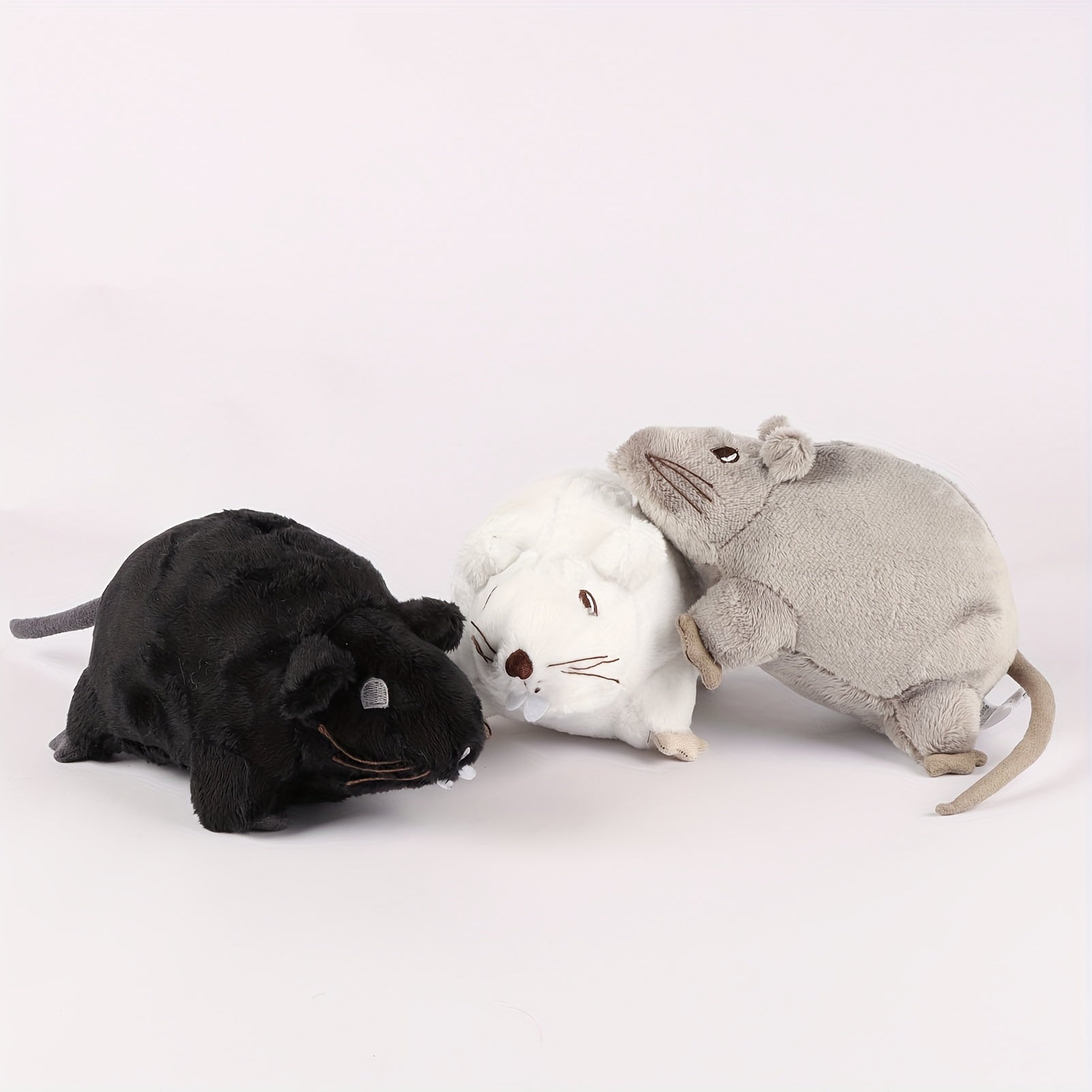 7in Realistic Mini Rat Plush Toy, Soft Mice Stuffed Animal
