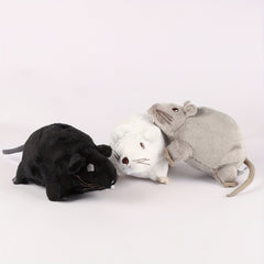 7in Realistic Mini Rat Plush Toy, Soft Mice Stuffed Animal
