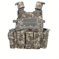 Outdoor Training Vest 600D Oxford Cloth Camouflage Multifunctional Combat