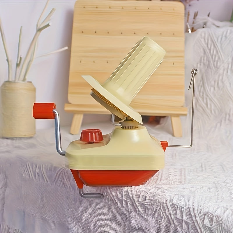 Hand-Operated Yarn Ball Winder for Crocheting