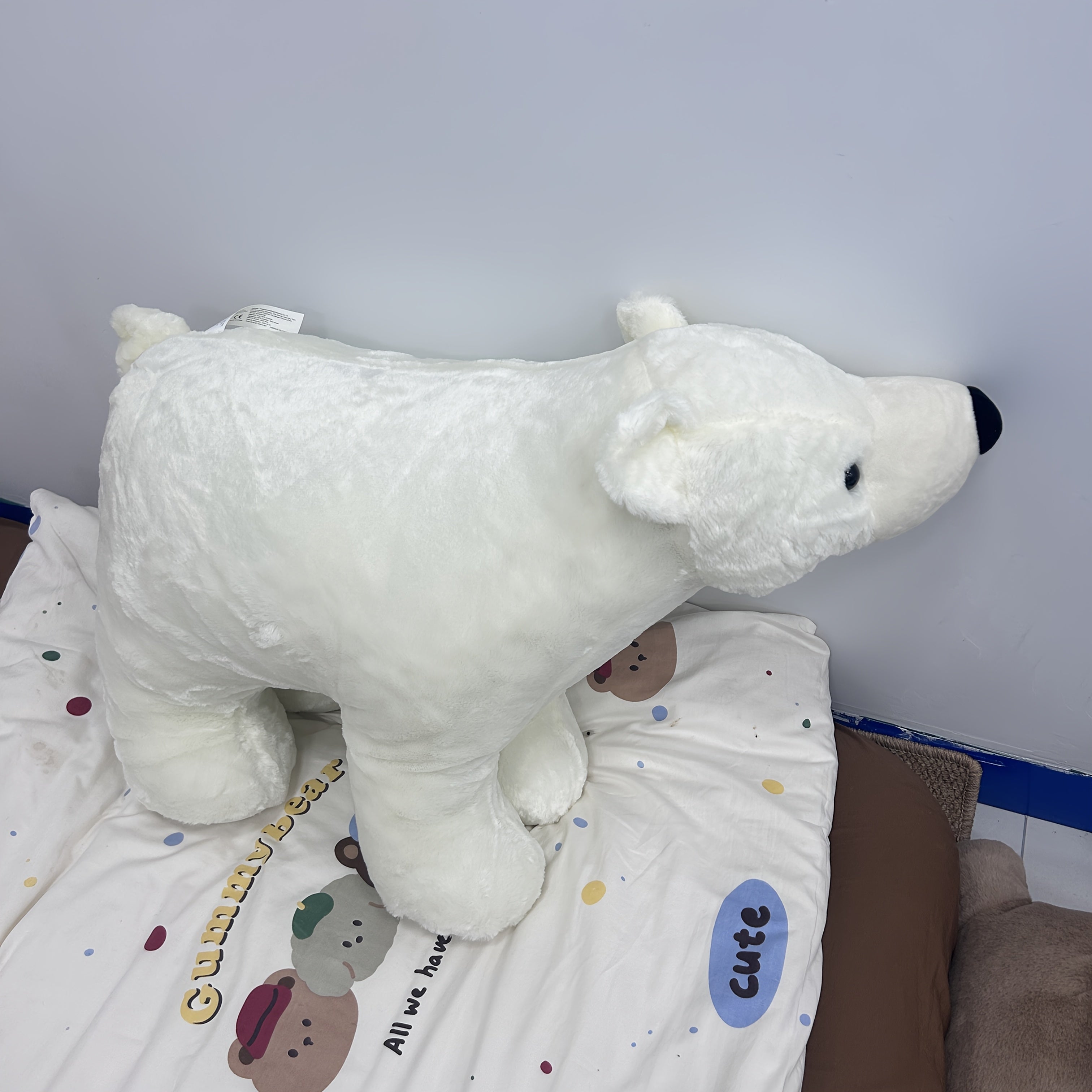 Soft Polar Bear Plush Doll Gift for Kids - Birthday Halloween Christmas