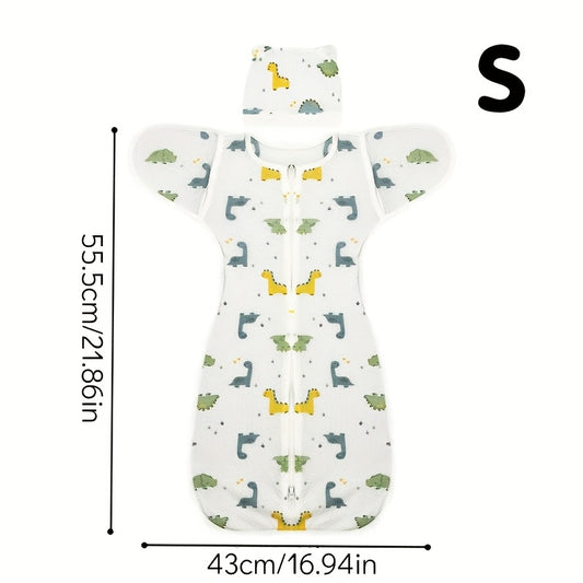 Ultra Soft Infant Sleeping Bag 0-6 Months with Bear Hat