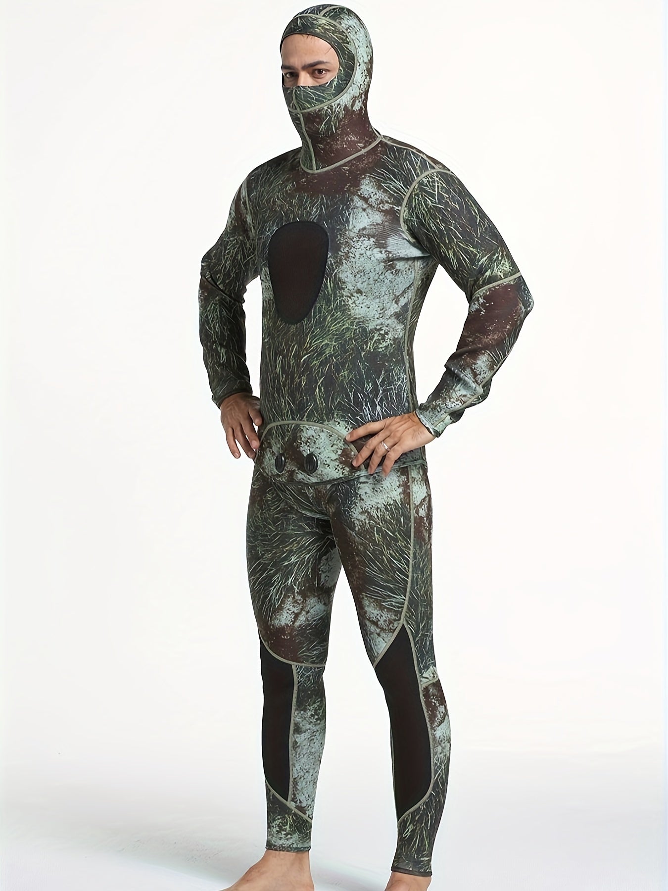 Men's 3mm Neoprene Diving Suit Anti Jellyfish Warm Wetsuit
