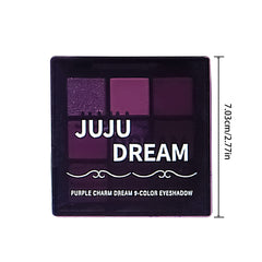 Purple Eyeshadow Palette Matte & Shimmer Finish Long Lasting High Pigment