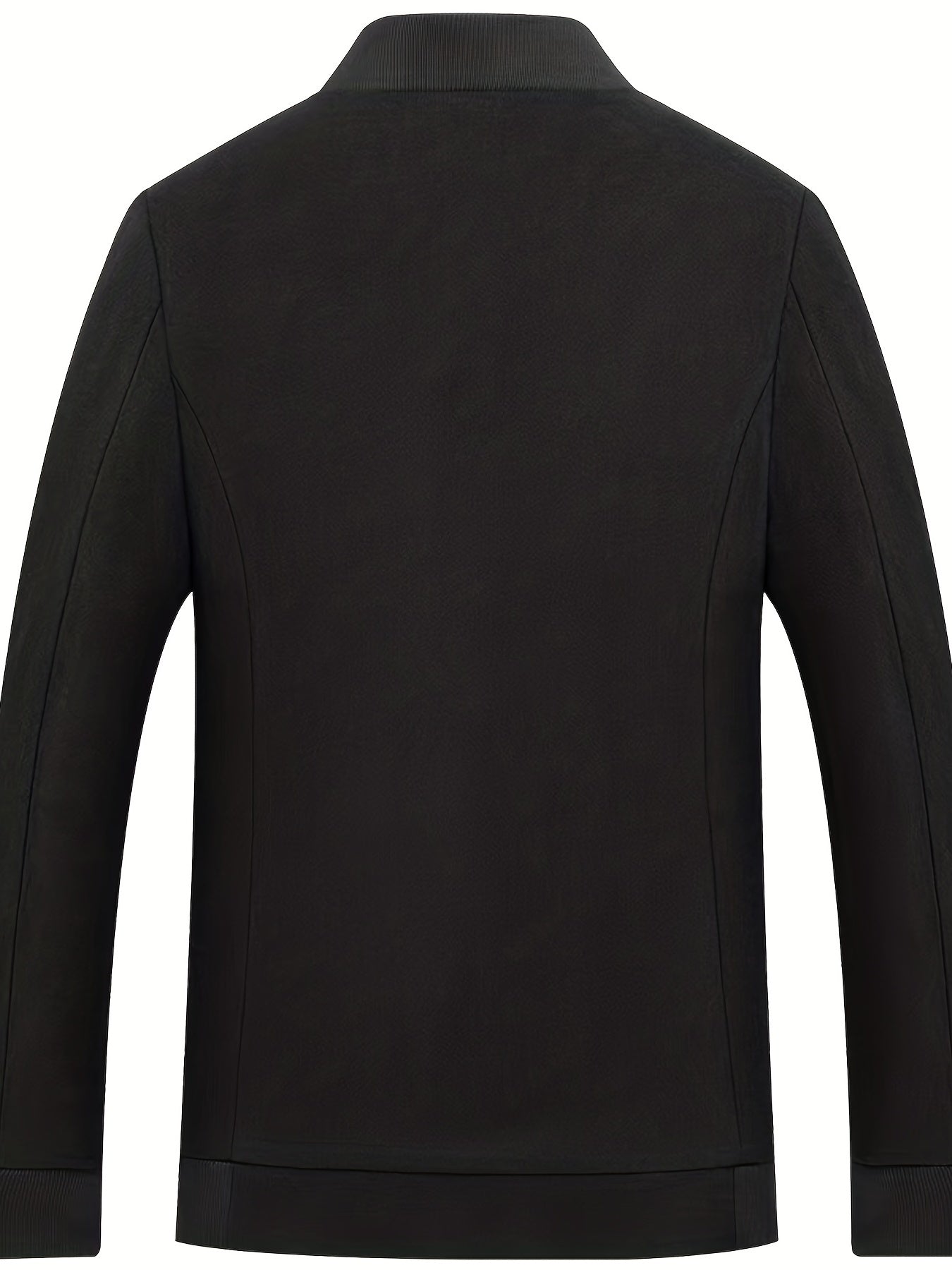 Men's Woolen Coat Casual Long Sleeve Cotton Thickened Jacket