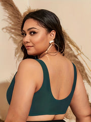  Sexy Twist Front Push Up Bikini Tank Top