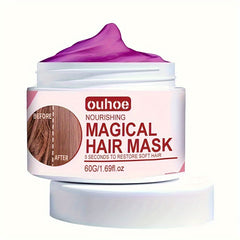60g Keratin Repair Hair Mask Steam for Dry Damaged Hair