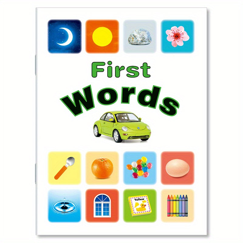 Mini Children's Vocabulary Book in 4 Styles to Learn English with Rounded Corner