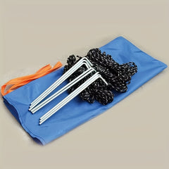 8 Ground Nails & 4 Wind Ropes Camping Accessories