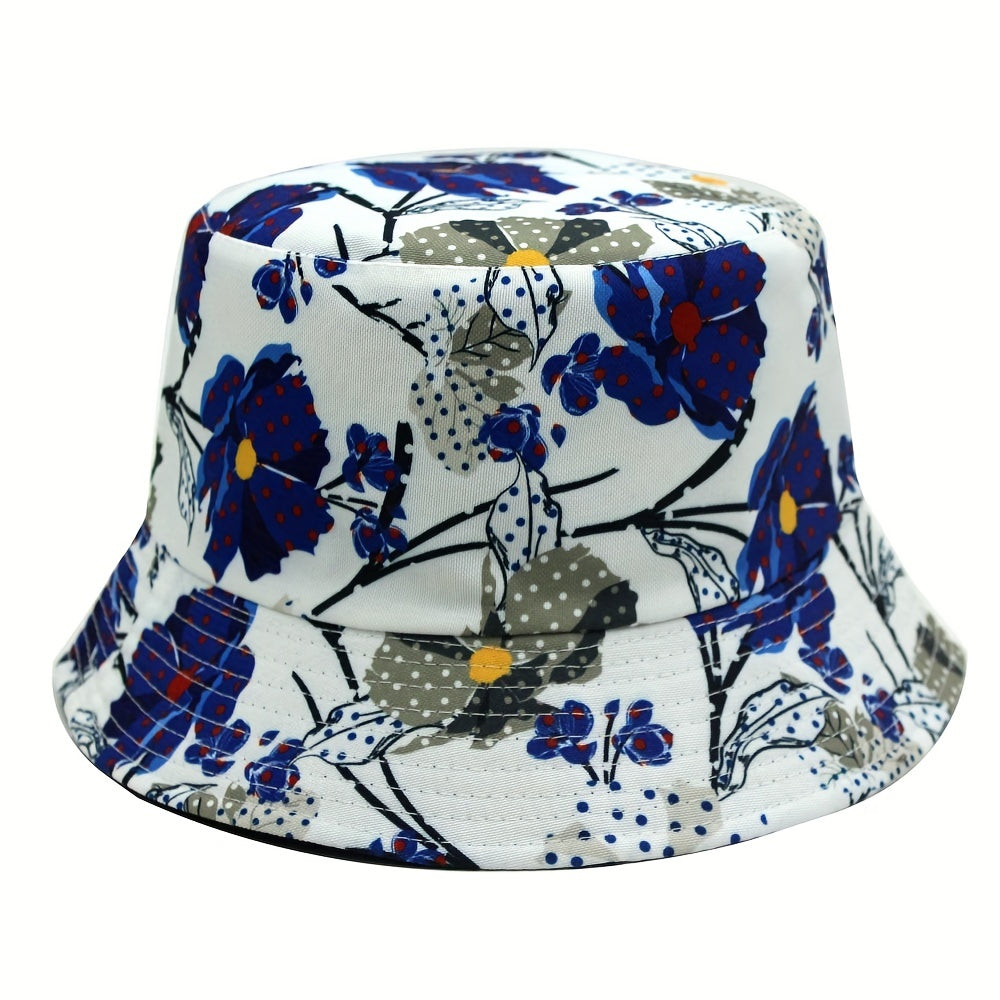 Fruit Pattern Print Bucket Hat Men's Summer Outdoor Sun Hat