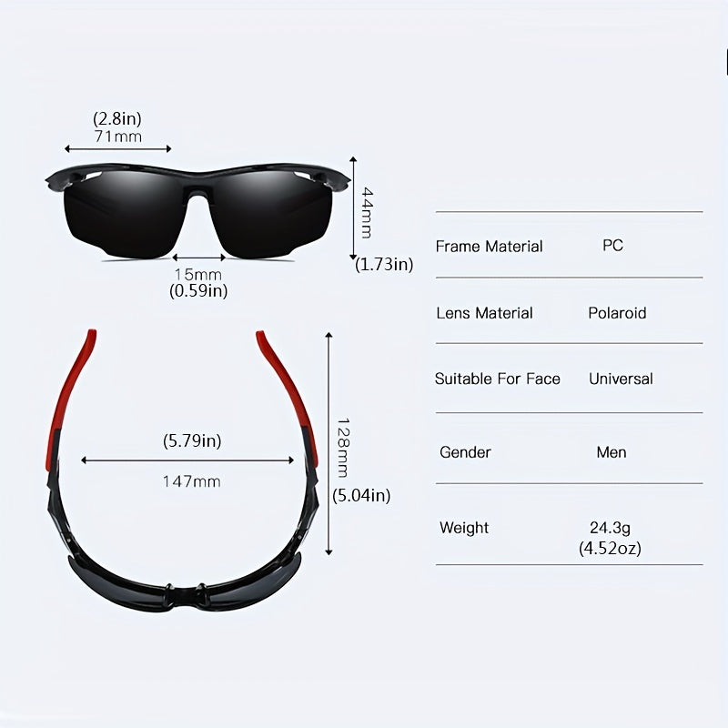 Men's Polarized Outdoor Riding Sports Glasses Anti Wind Sand Sunglasses 8531