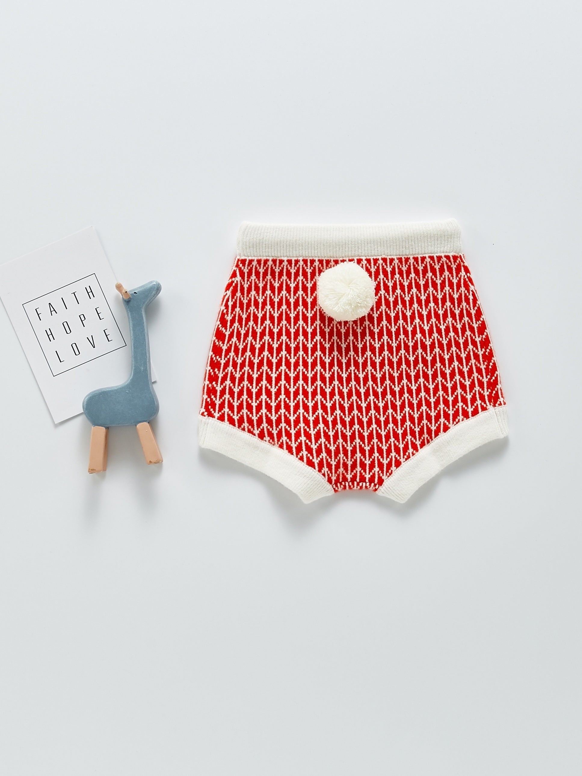 Baby Cotton Striped Pants Drawstring Short Pants