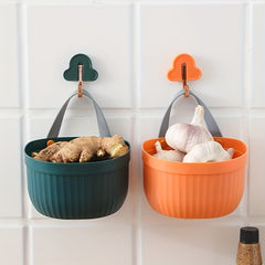 Wall Mounted Hanging Basket Organizer For Bathroom