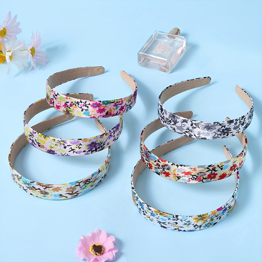 Floral Headband Wide Brim Plum Blossom Head Hoop Hair Accessories