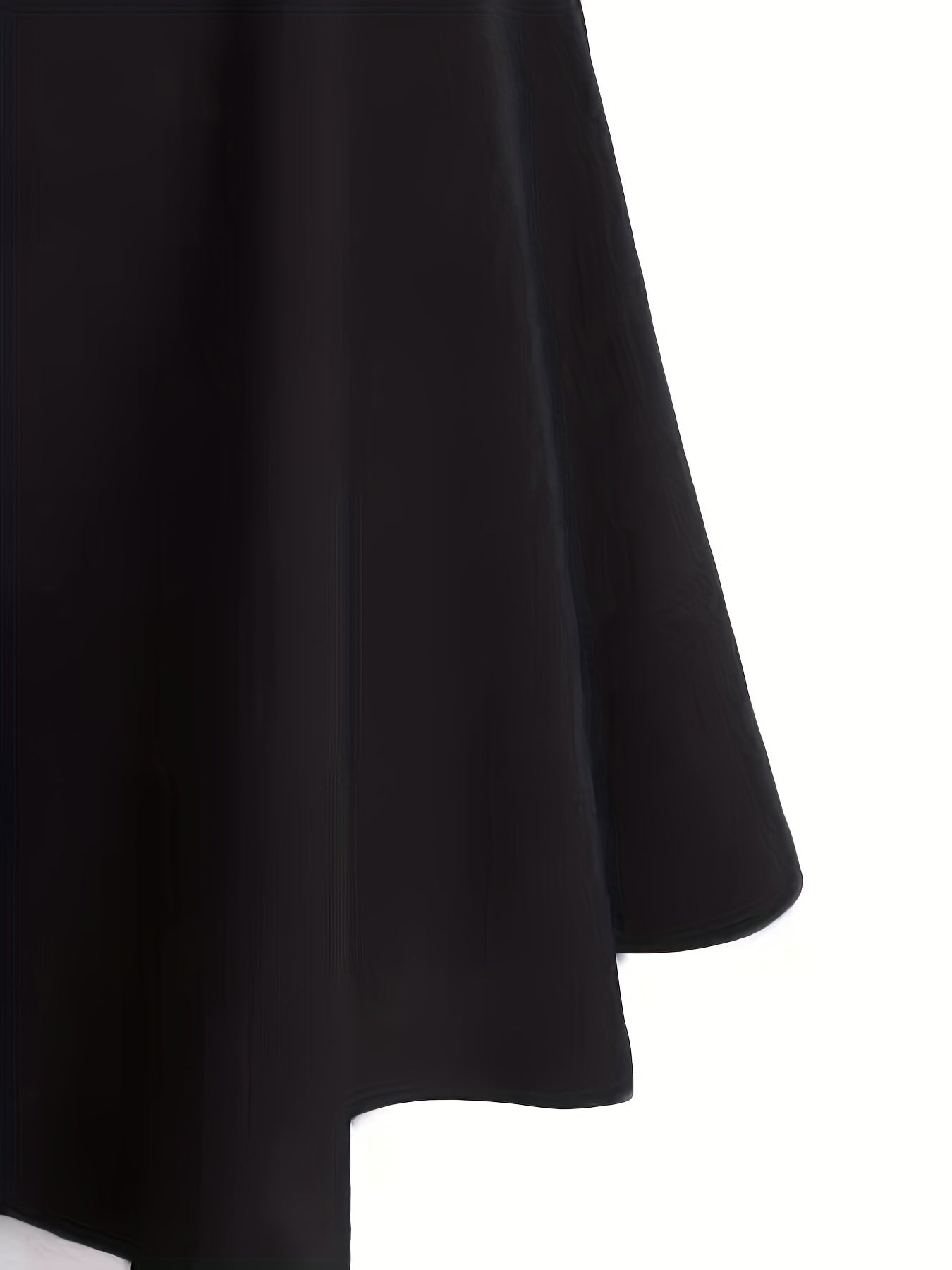  High Rise Ruffle Stretch Skirt