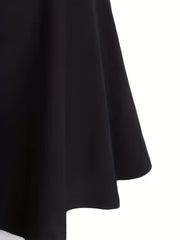 High Rise Ruffle Stretch Skirt