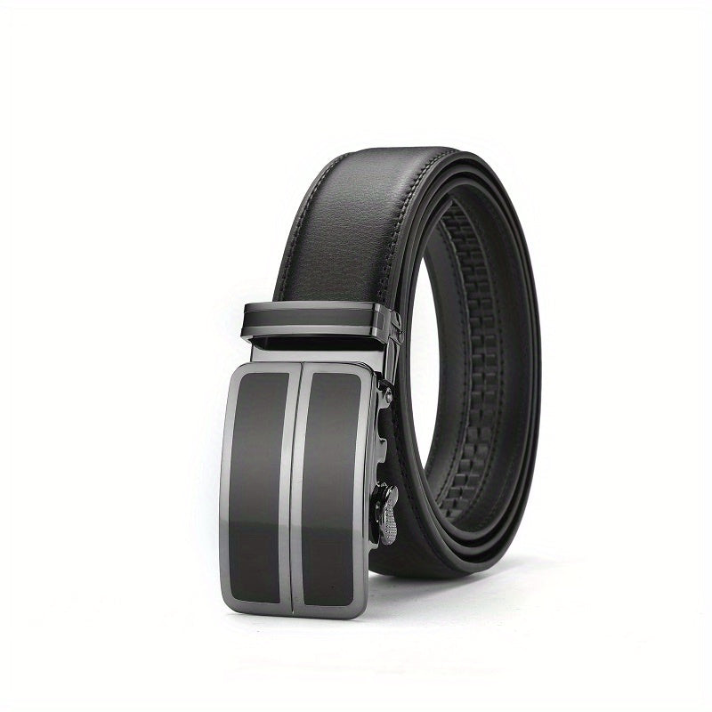 Men's Leather Belt Automatic Buckle Stylish Versatile Business Suit
