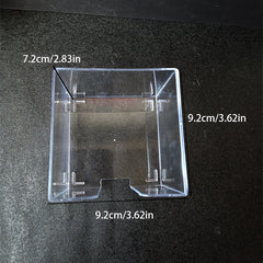 Transparent Desktop Note Storage Box Acrylic Organizing Box