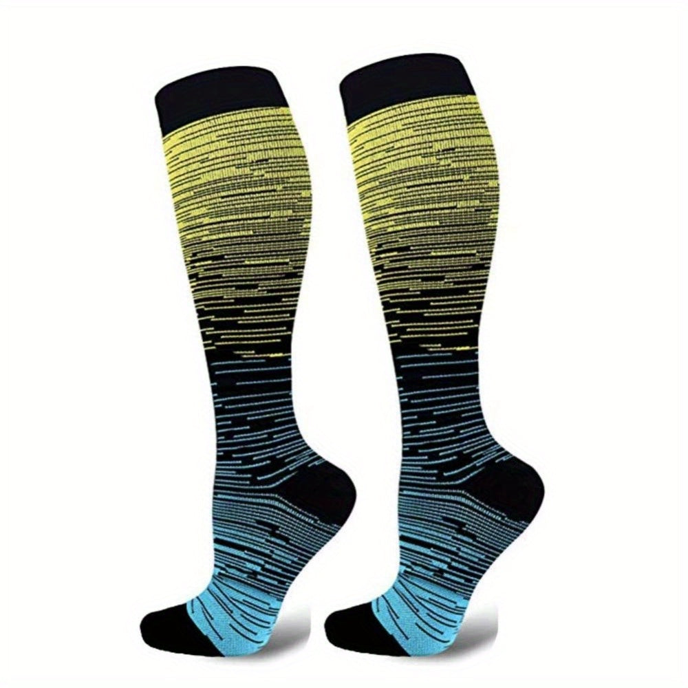 Unisex Running Compression Socks 20-30 Mmhg for Marathon Cycling Football