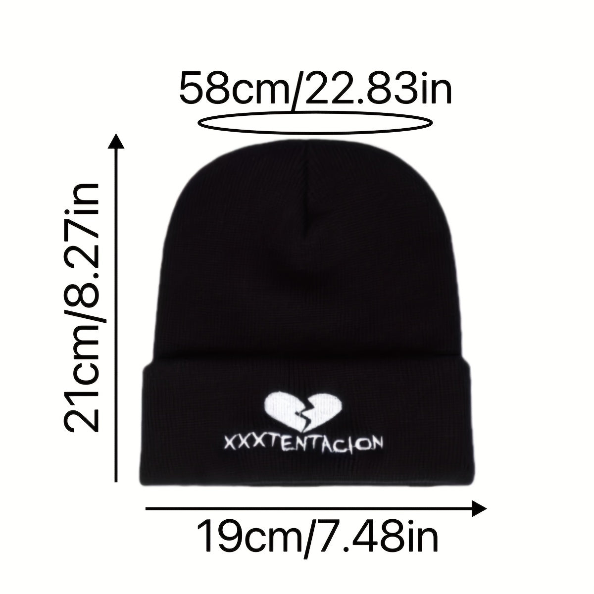 Love Needle Knitted Hat for Unisex