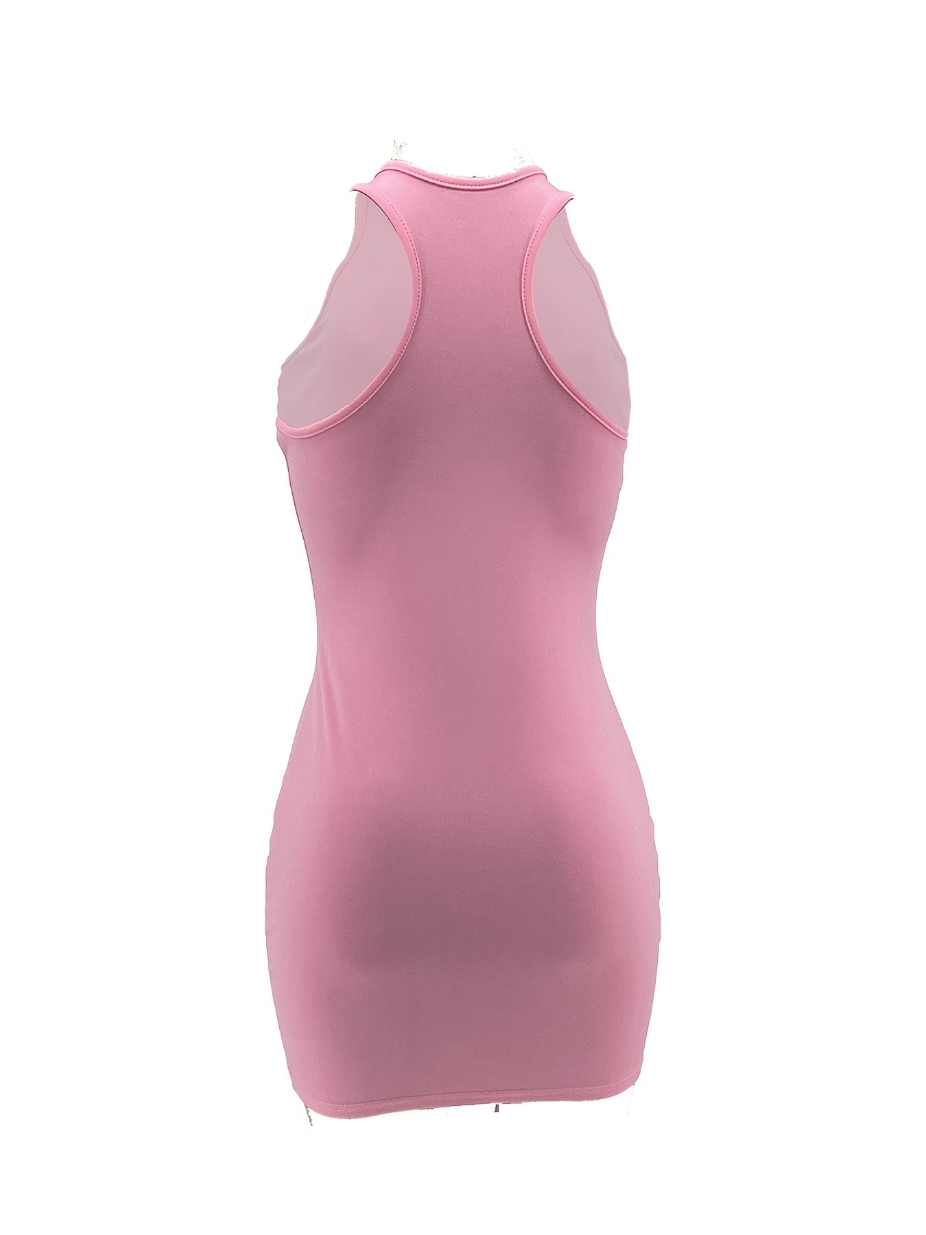 Sleeveless Bodycon Dress Sexy Bag Hip Ruffled Slim Dress