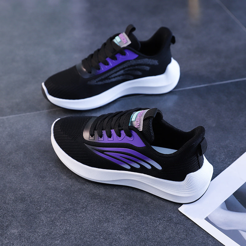 Women's Lace Up Athletic Sneakers Soft Sole Outdoor Shoes