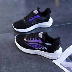 Women's Lace Up Athletic Sneakers Soft Sole Outdoor Shoes