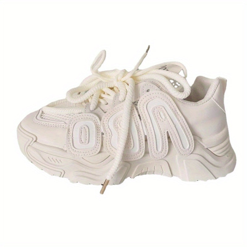 Women's Creative Skate Shoes Casual Mesh Breathable Running Shoes