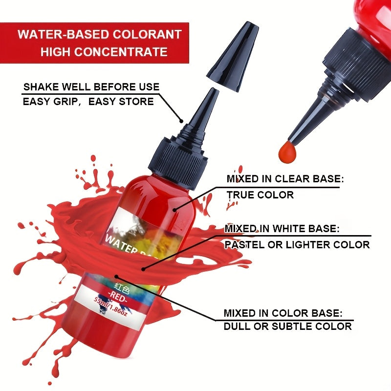 High Concentrated Water Based Pigment Paint 9 volume Cement & Gypsum Pigment 55m