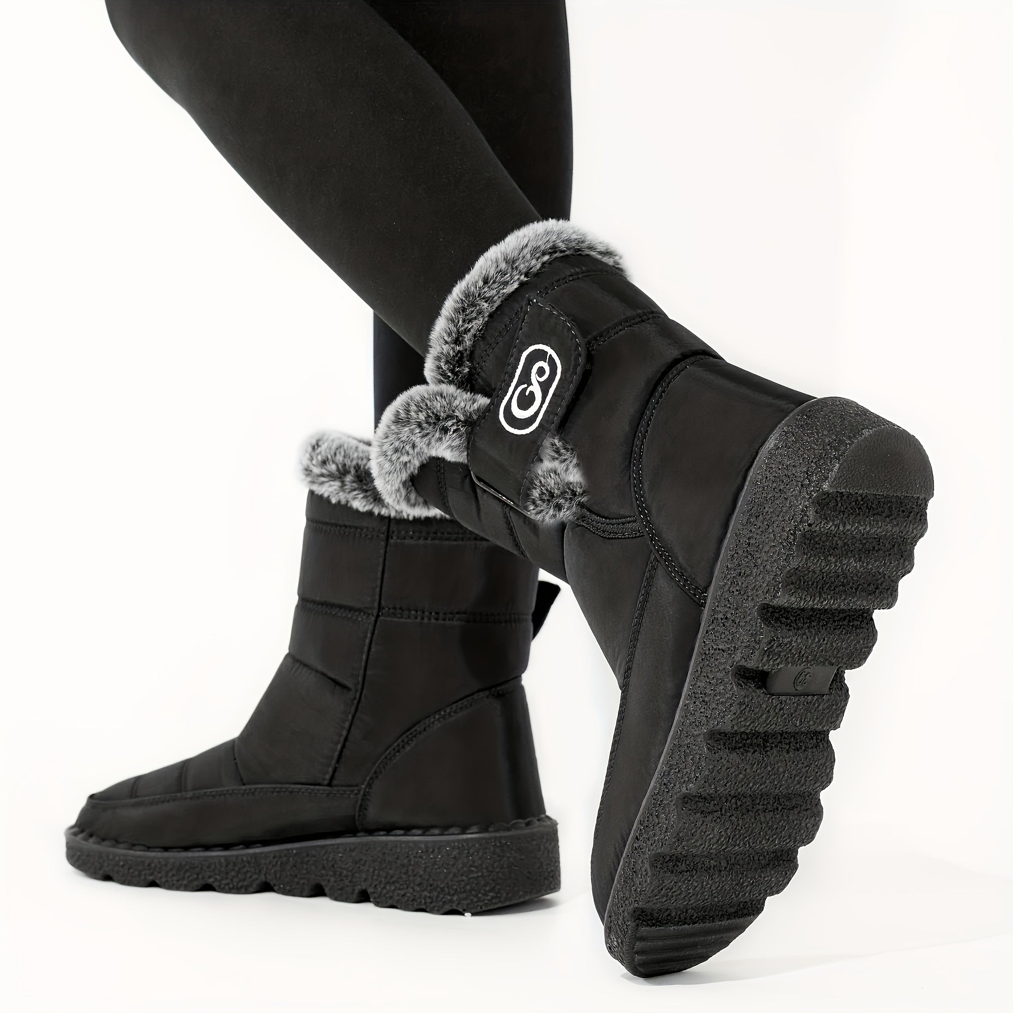 Arrival High Top Plush Lined Thermal Furry Snow Shoes