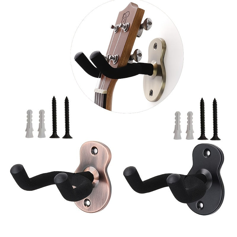 Wall Mounted Guitar Hanger for Secure Guitar Storage