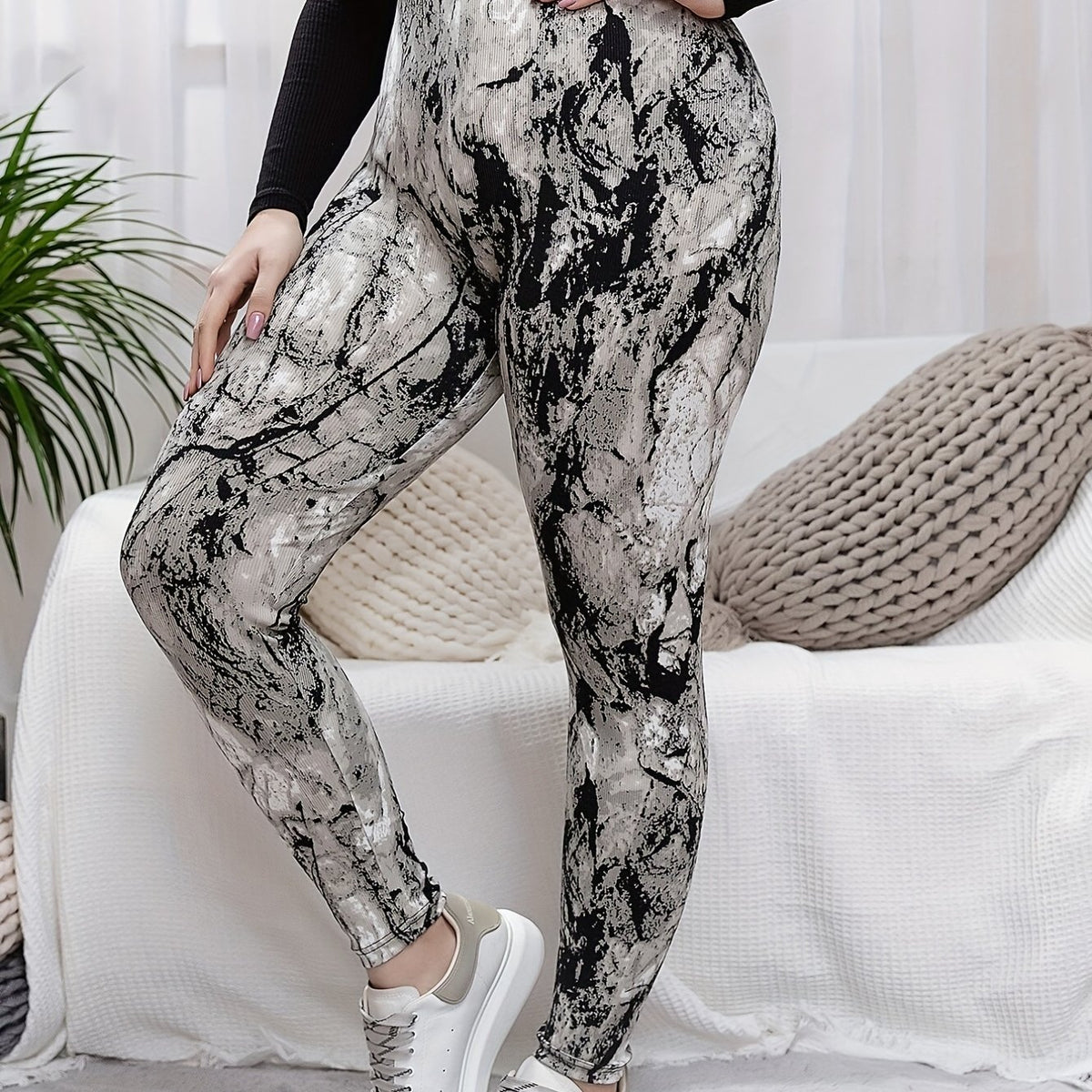  Tie Dye High Rise Stretch Leggings