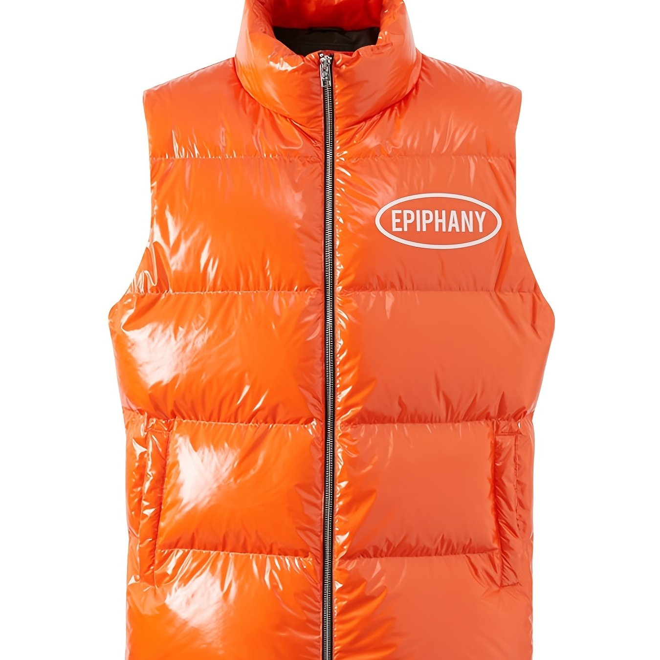 Sleeveless Solid Vest With Pockets for Winter & Fall