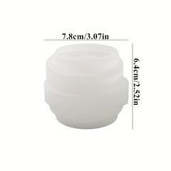 DIY Gypsum Candle Holder Silicone Mold for Wax Making