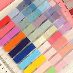 6 Types PET Sticky Notes Label Paper 200 Index Stickers Each 1200 Total